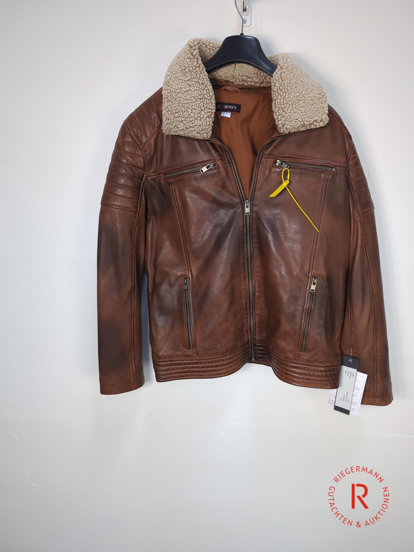 HERREN LEDERJACKE GRÖSSE 50